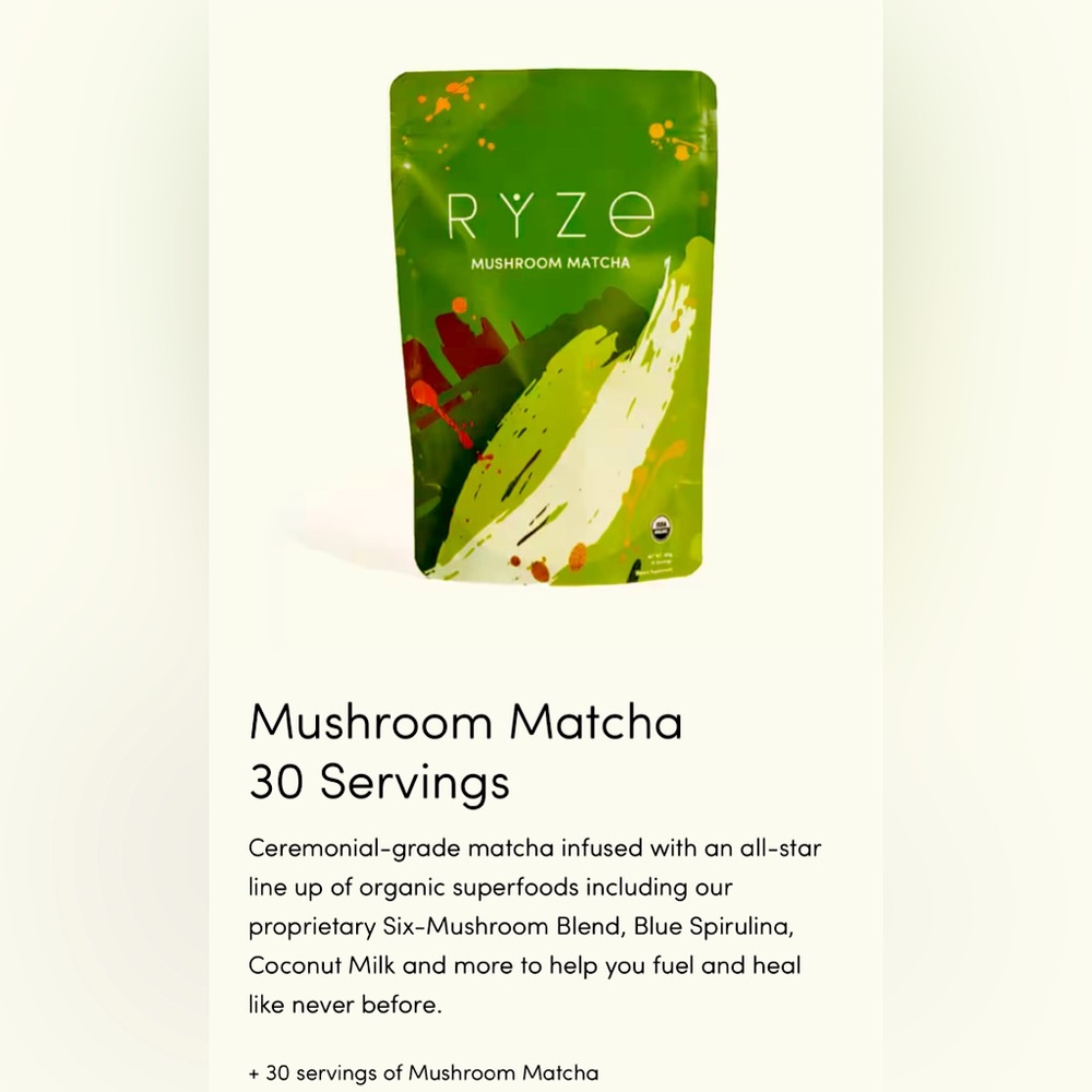 New, RYZE Matcha tea ( purchased 1/24 ) for sale.